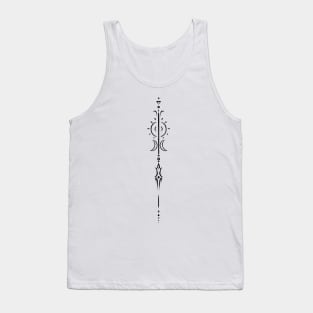 Sun And Moon- Line Art Tank Top